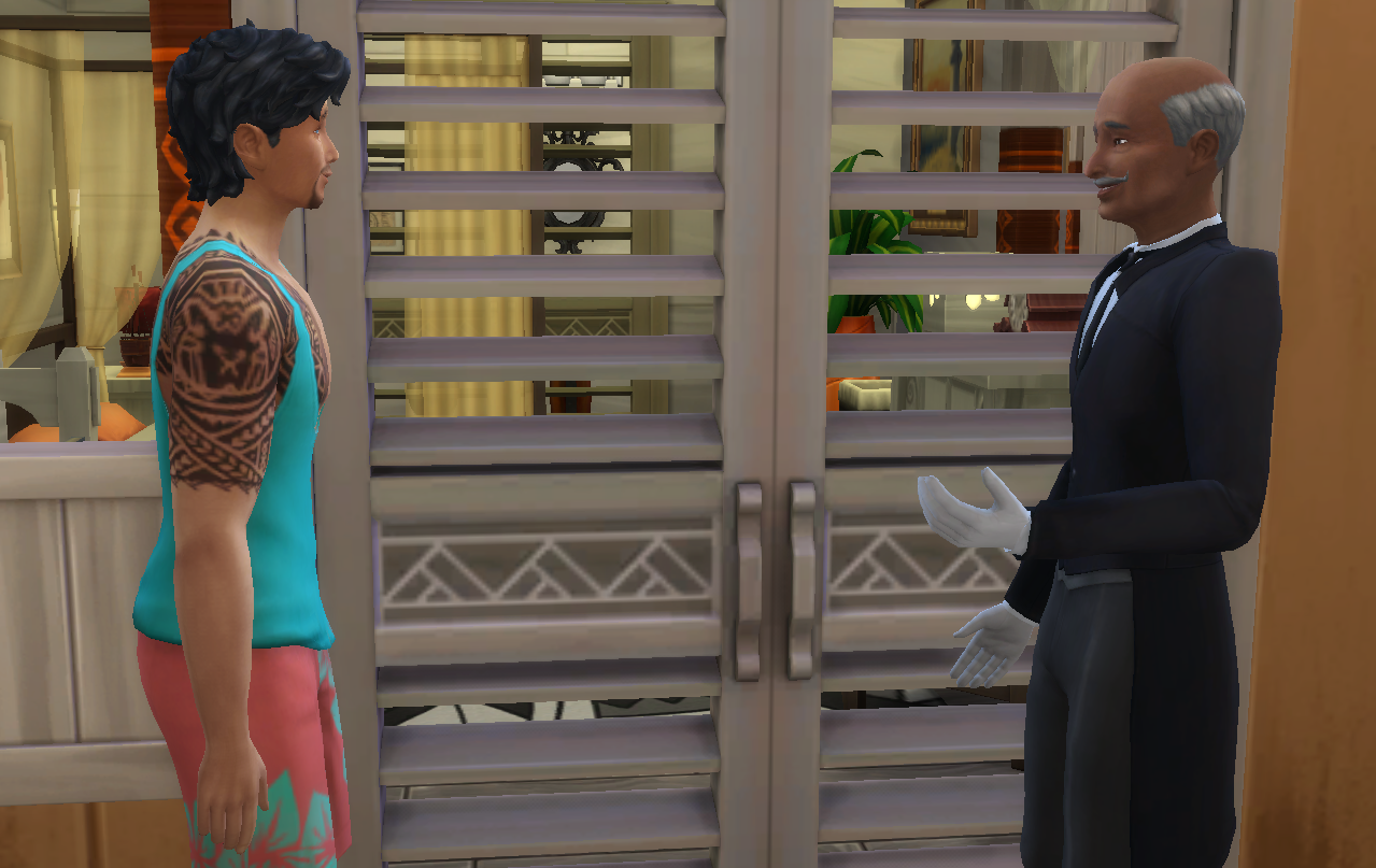 cant have the contestants coming in