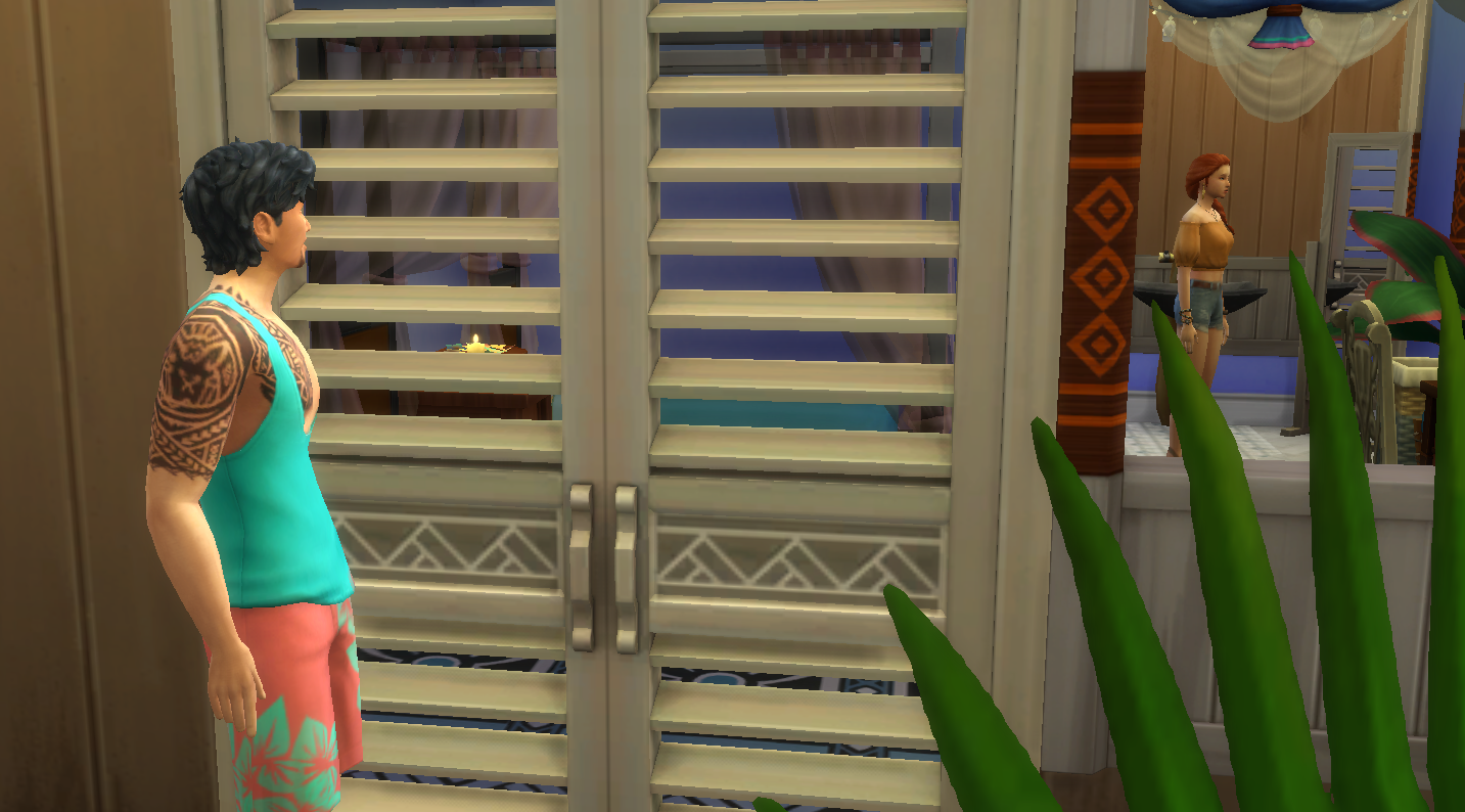 RICK OUTSIDE OCTAVIAS DOOR